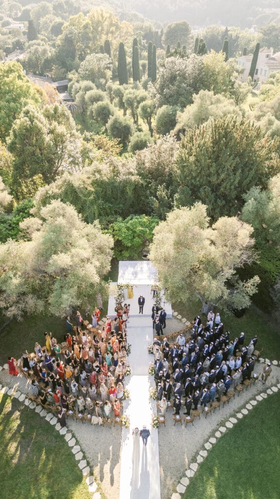 floral wedding chuppah bastide du roy