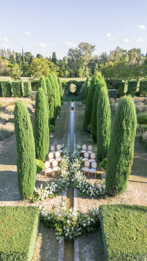 provence wedding ceremony 