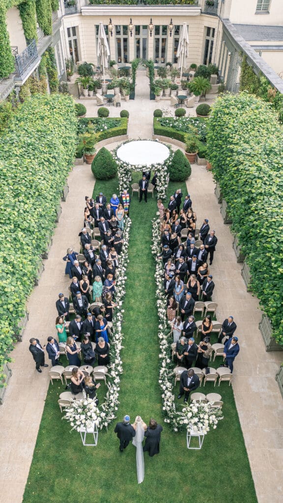 jewish ceremony at the Ritz Paris
