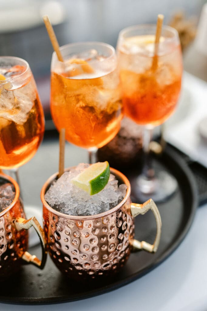 Candid moment at welcome dinner Boccamar Nice Mont Leuze wedding French Riviera — Marion Pinel